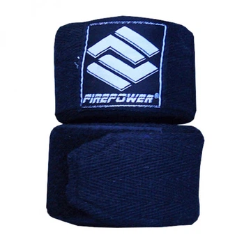 Бинты боксерские FirePower FPHW6 Cotton 4,5м Черные