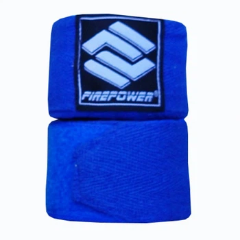 Бінти боксерські FirePower FPHW6 Cotton 4,5м Сині