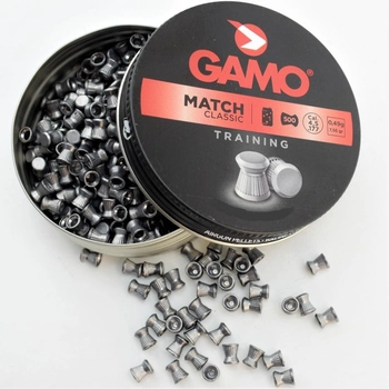 Кулі GAMO Match 500 шт. кал.4.5, 0.49 гр