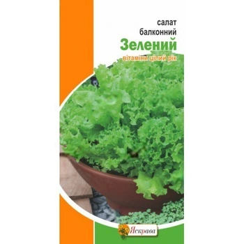 Семена Салат Балконный зелёный Яскрава 1 г