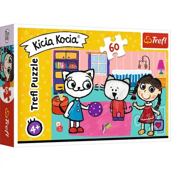 Пазлы Trefl Китти Коча и котята 60эл (17343)