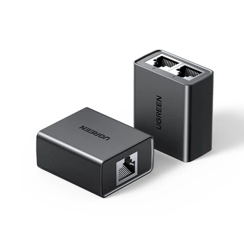 Мережевий спліттер розгалужувач RJ45 Ugreen Black 2 шт (YM1722)