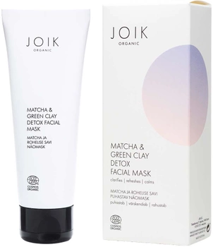 Маска Joik Оrganic Matcha & Greеn Clay Detox Facial Mask детоксикація очищення для обличчя 75 мл (4742578002418)