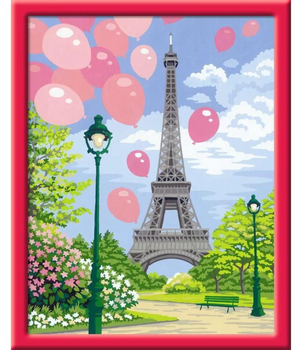 Картина за номерами Ravensburger CreArt Весна в Парижі 24 x 30 см (4005556289929)