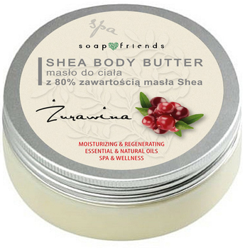 Masło do ciała Soap and Friends Shea Body Butter 80 % żurawina 200 ml (5903031203066)