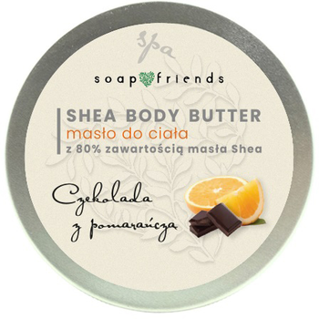 Masło do ciała Soap and Friends Shea Body Butter 80 % czekolada and pomarańcza 50 ml (5903031202427)
