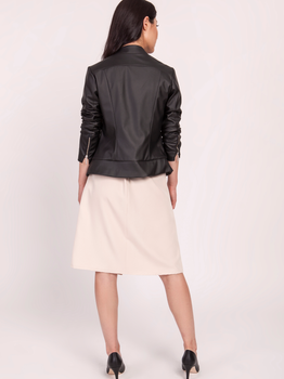 Куртка зі штучної шкіри жіноча Lanti Kr103 38 Чорна (5904252703366)