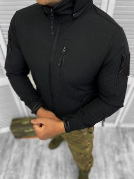 Тактическая куртка софтшел single sword Черный XL