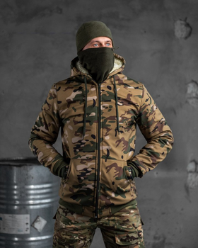 Куртка тактична SoftShell на овчині мультикам L