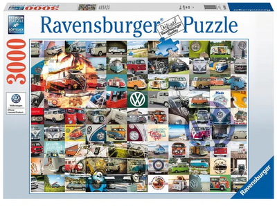 Puzzle Ravensburger 99 VW Campervan Moments 121 x 80 cm 3000 elementów (4005556160181)