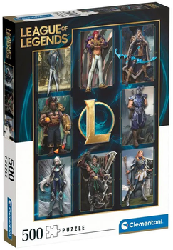 Puzzle Clementoni League Of Legends Characters 49 x 36 cm 500 elementów (8005125351220)