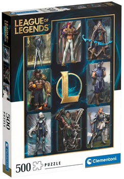 Puzzle Clementoni League Of Legends Characters 49 x 36 cm 500 elementów (8005125351220)