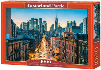 Puzzle Castor Lower Manhattan New York City 47 x 68 cm 1000 elementów (5904438105083)