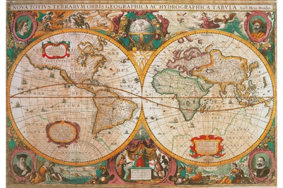 Пазл Clementoni Compact Mappa Antica 70 x 50 см 1000 деталей (8005125397068)