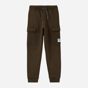 Spodnie dresowe młodzieżowe chłopięce joggery OVS 1908693 152 cm Khaki (8056781312858)