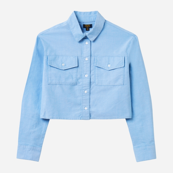 Koszula młodzieżowa dziewczęca jeansowa OVS 1860487 152 cm Niebieska (8051017203900)