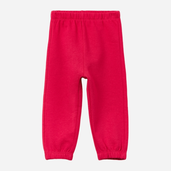Spodnie dresowe dziecięce dla dziewczynki joggery OVS 1899640 98 cm Czerwone (8057274568264)