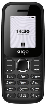 Мобильный телефон Ergo B184 Dual Sim Black