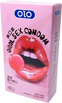 Презервативи OLO Ultrathin Oral Sex Ультратонкі Полуниця 10 шт (ROZ6400230149)