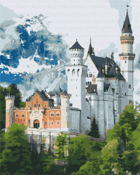 Malowanie liczbami Symag Paint it! Zamek Neuschwanstein 40 x 50 cm (5904433380652)