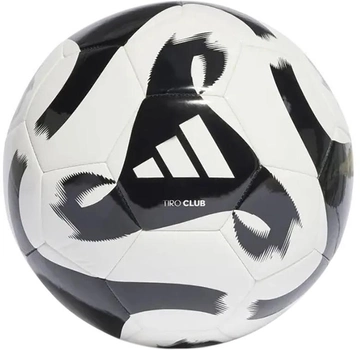 Piłka nożna Adidas Tiro Club Ball Rozmiar 5 Czarny/Biały (HT2430)