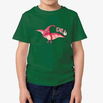 Футболка дитяча JHK "Літаючий динозавр" 98 см Зелений (MD-30-499-32-16)
