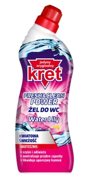 Żel do WC Kret Fresh&Clean Power Water Lily 700 g (5900931034745)