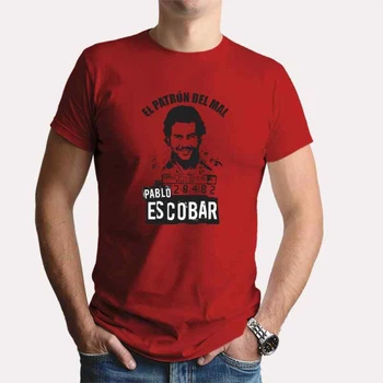 Футболка чоловіча JHK "Пабло Ескобар" XXL Червоний (MD-25-3315-28-13)