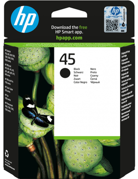 Картридж HP No.45 DJ9xx/11xx/1220/G/T/R/P1000 Black (51645AE)
