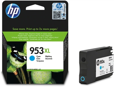 Картридж HP No.953XL Officejet Pro 8210/8710/8720/8725/8730 Cyan (F6U16AE)