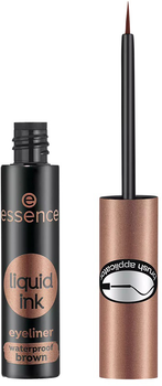 Eyeliner Essence Liquid Ink w płynie Brown 3 ml (4059729306500)