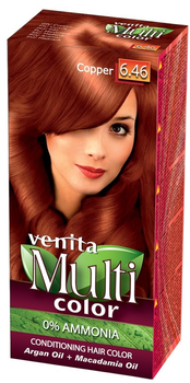 Farba do włosów Venita MultiColor pielęgnacyjna 6.46 Miedziany (5902101513692)