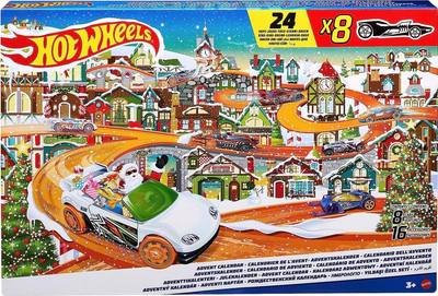 Набор машинок Mattel Hot Wheels Адвент-календарь с аксессуарами (194735103263)