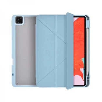 Чехол WIWU Defender Protectived Case Smart Cover With Pencil Slot для Apple iPad Pro 11'' 2018 2019 2020 2021 2022 (A12Z Bionic M1 M2) / Air 4 10.9" Air 4 / 5 10.9" 2020 2021 2022 Blue