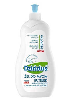 Ультрам'який гель Dzidziuś для чищення пляшок 500 мл (5900133010769)