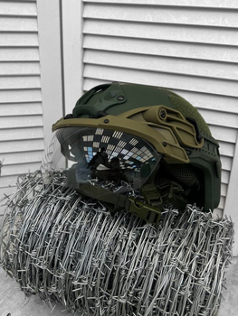 Армейские защитные очки на шлем Vulpo флип