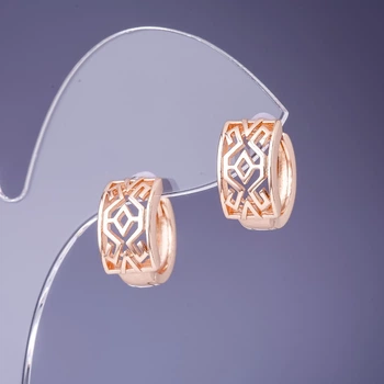 Сережки Xuping 8х14 мм "позолота 18К", ida55508