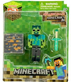 Зомби фигурка Minecraft