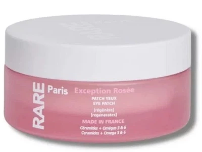 Восстанавливающие патчи для контура глаз с церамидами, омега 3 и 6 Rare Paris Exception Rosée Regenerating Eye Patch, 30 шт