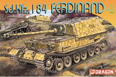 Сборная модель 1/72 немецкий истребитель танков Sd.Kfz.184 Ferdinand Dragon D7344