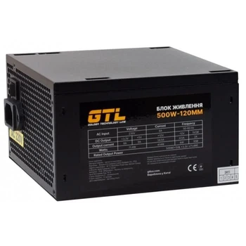 Блок живлення GTL Gaming Star 500W (GTLGS500BK)