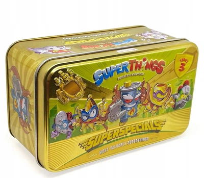 Набір ігрових фігурок Super Zings Золота скринька з 9 фігурок Super Things 3 серія (B098NXNHZ4)