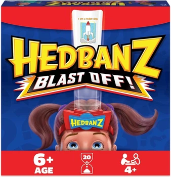 Настільна гра Hedbanz Blast Off! Spin Master Хто Я! Англійська мова (6062299)