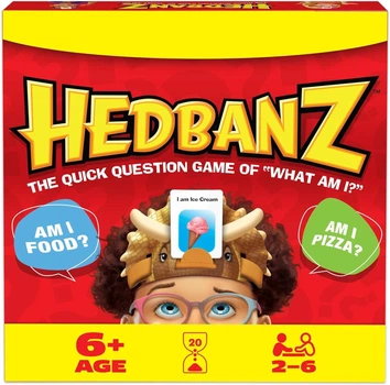 Настільна гра Hedbanz Spin Master Хто Я! Англійська мова (6067050)