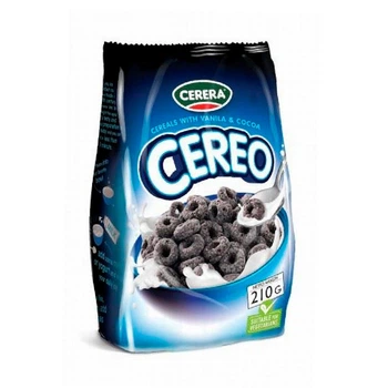 Кільця злакові з ваніллю та какао Cerera 210г