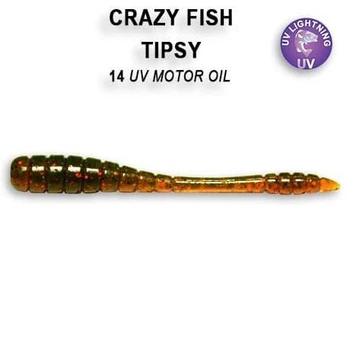 Силиконовая приманка Crazy Fish Tipsy 2" 9-50-14-6 кальмар,9-50-14-6