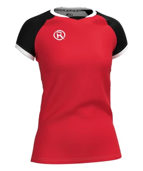 Футболка волейбольна жіноча RIGO MEDUSA Black-Red 4XL