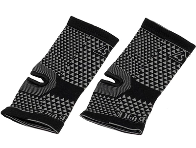 Еластичний гомілковостопний бандаж Liga Sport (бандаж для гомілковостопного суглоба) чорний