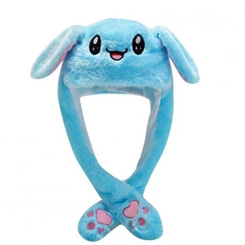 Светящаяся шапка Pikachu с двигающимися ушами Синяя (SH772682)