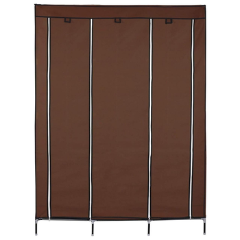 Шкаф тканевый 3 секции складной с каркасом 175 х 130 х 45 см STORAGE WARDROBE 88130 KR130 (SH778452)